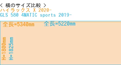 #ハイラックス X 2020- + GLS 580 4MATIC sports 2019-